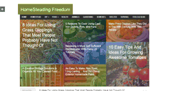 Desktop Screenshot of homesteadingfreedom.com